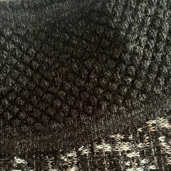 NIC+ZOE Tweed Black, Tan & White Patterned Sleevless Sweater Dress Womens XL - Picture 7 of 7